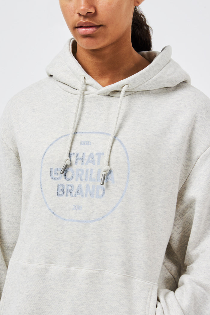 BADGE HOODY - OAT