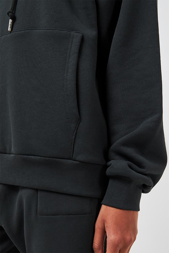 GORILLA LOGO ETCHING HOODY - BLACK - THAT GORILLA BRAND